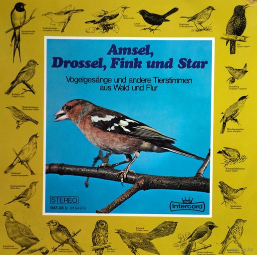 Пение Птиц /Amsel, Drossel, Fink Und Star/1973, INT,LP, EX, Germany