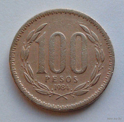 Чили 100 песо. 1984