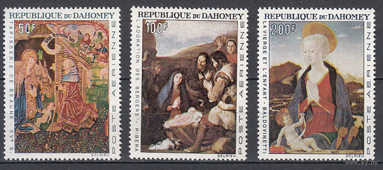 Живопись. Религия. Дагомея. 1966. 3 марки (полная серия). Michel N 292-295 (20,0 е)