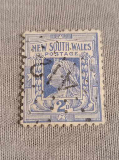 Британский новый Южный Уэльс 1898 года. Королева Виктория