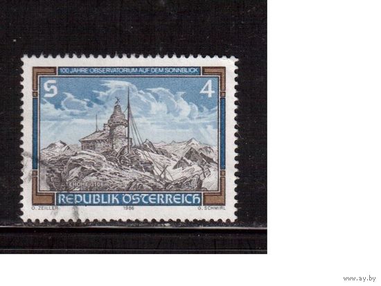Австрия-1986,(Мих.1857) гаш. , Наука, Обсерватория