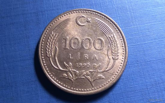 1000 лир 1990. Турция.