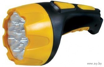Фонарь Ultraflash LED3815 (аккумулятор 220В, черный/желтый, 15 LED, 2 режима, SLA, пластик).
