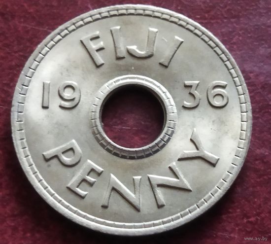 Фиджи 1 пенни, 1936 Эдвард VIII