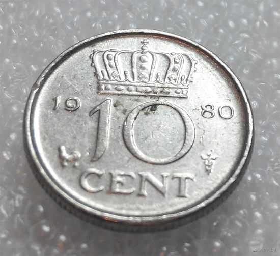 10 центов 1980 Нидерланды #01