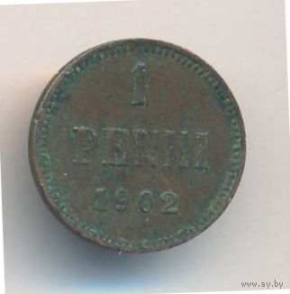 1 пенни 1902 год _состояние VF