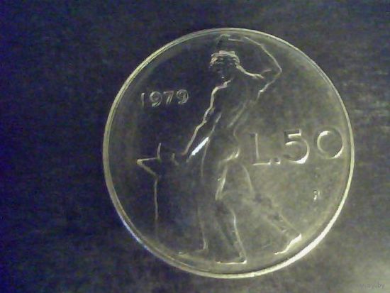 Монеты.Италия 50 Лир 1979.