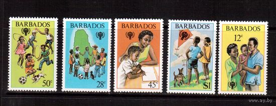 Барбадос-1979,(Мих.489-493)  **  Спорт,  футбол