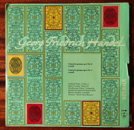 Georg Friedrich Handel - Concerto Grosso Op. 6 Nr. 3 / Concerto Grosso Op. 6 Nr. 4 (Vinyl - 10")