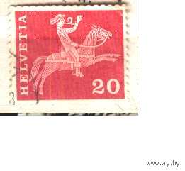Швейцария 1960 стандарт, почтальон 19-го века