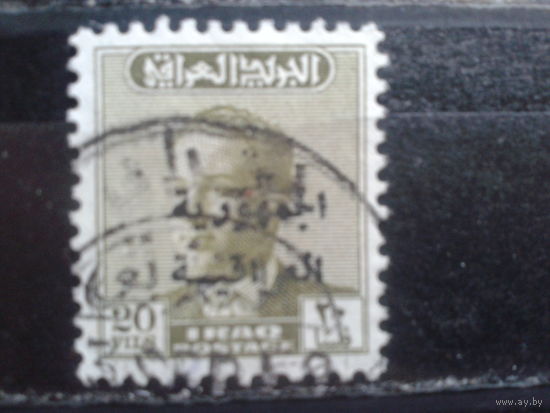 Ирак 1958 Король Фейсал 2 Надпечатка Республика Ирак