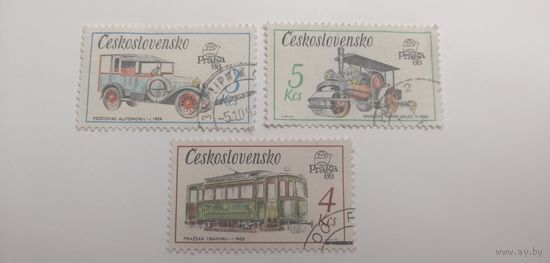 Чехословакия 1987. Международная выставка марок - технические памятники