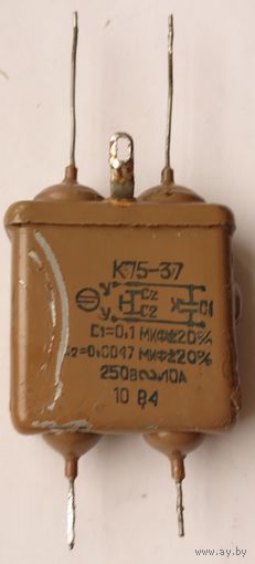 Конденсатор типа Y + X К75-37 для сетевого LC фильтра