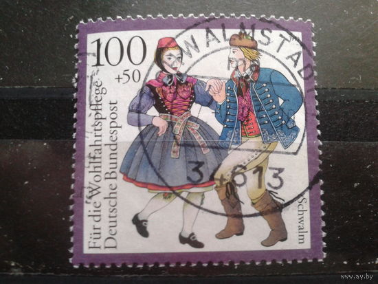 Германия 1993 нац. костюмы и танцы Михель-2,0 евро гаш.