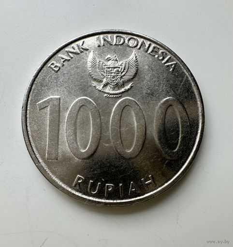 Монета Индонезии 1000 рупий 2010 год. Анклунг