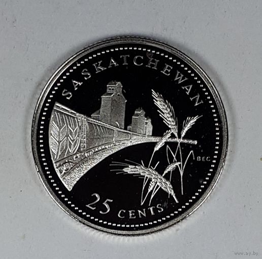 Канада 25 центов 1992 125 лет Конфедерации Канада - Саскачеван