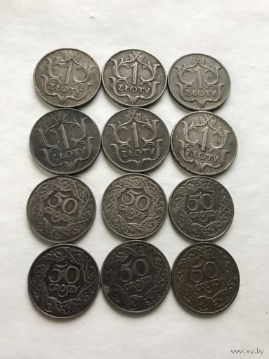 Польша до 1939, 12 монет