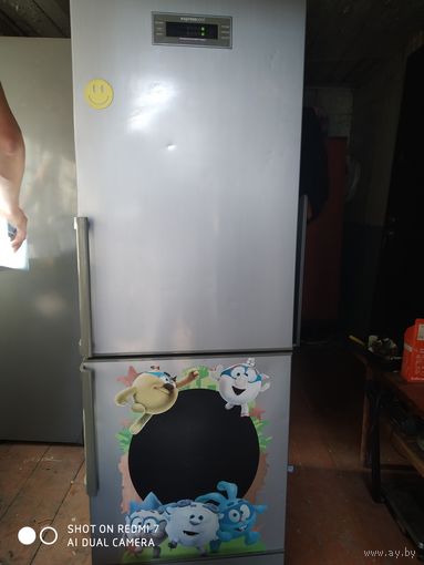 Холодильник LG Led табло No frost серебристый доставка.
