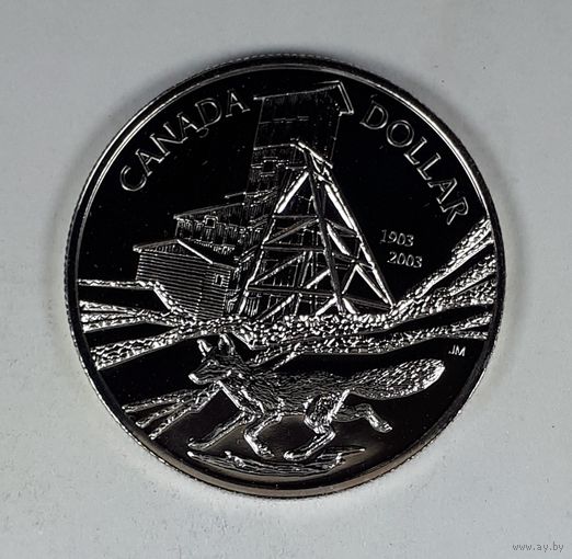 Канада 1 доллар 2003  100 лет добыче кобальта