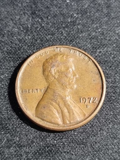 США 1 цент 1972  D
