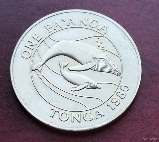 Тонга 1 паанга, 1986 25 лет Всемирному фонду дикой природы