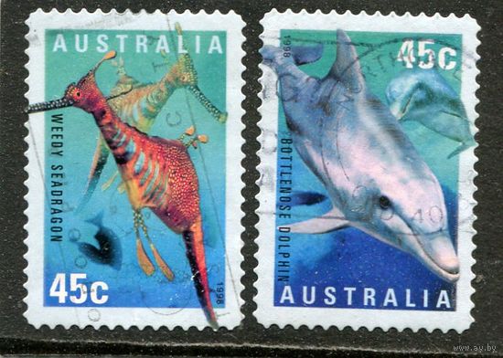 Австралия. Морская фауна. вып.1998, самоклейка