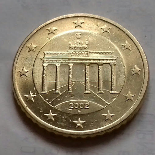 50 евроцентов, Германия 2002 F