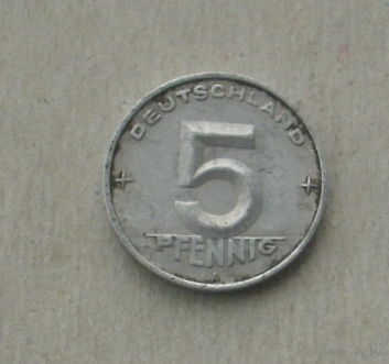 ГДР. 5 пфеннигов 1952. 71-я.