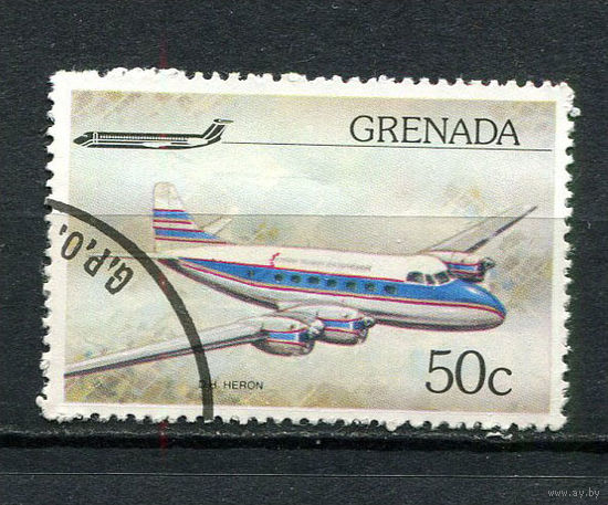 Гренада - 1976 - Авиация 50С - [Mi.787] - 1 марка. Гашеная.  (Лот 15EF)-T7P3