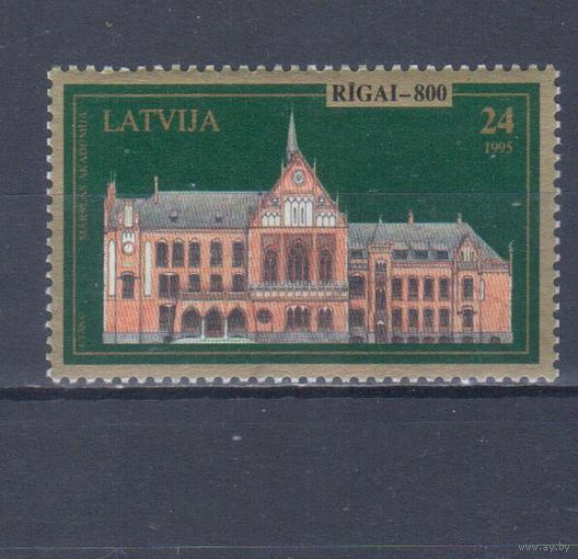 [225] Латвия 1995. Культура.Архитектура. Гашеная марка.