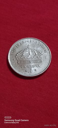 Швеция, 1 крона 2001.