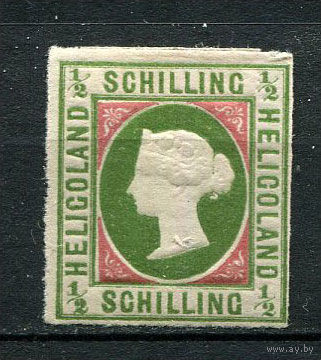 Остров Гельголанд - 1867/1873 - Королева Виктория 1/2 S - [Mi.1i] - 1 марка. MH.  (Лот 137BP)