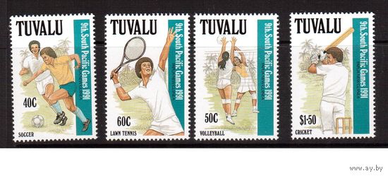 Тувалу-1991,(Мих.595-598)  ** Спорт,