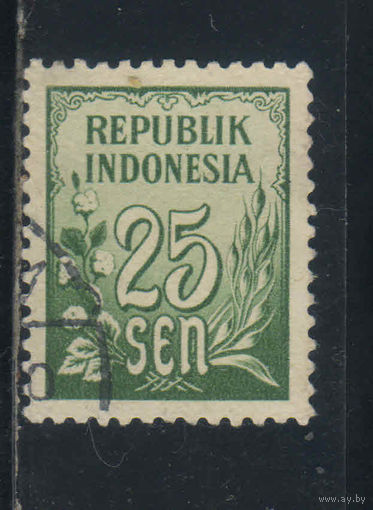 Индонезия Респ 1951 Номинал Стандарт #81