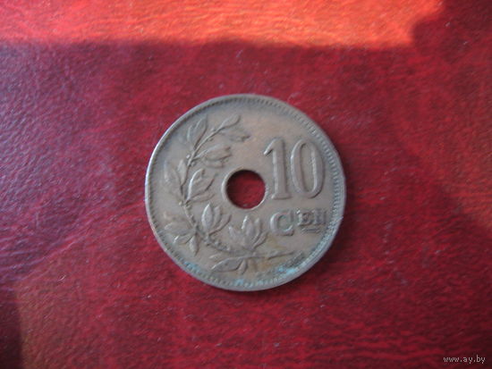 10 сантимов 1921 года Бельгия (Ё)