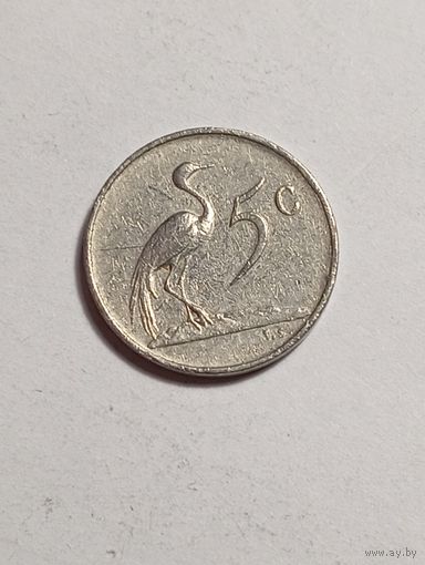ЮАР 5 центов 1971 года .