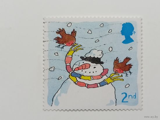 Великобритания 2001. Рождественские марки