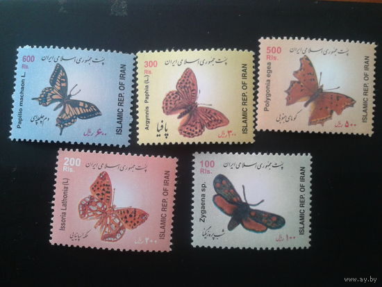 Иран 2003 Бабочки полная серия