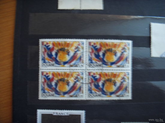 Квартблок марок Франции искусcтво (3-3)