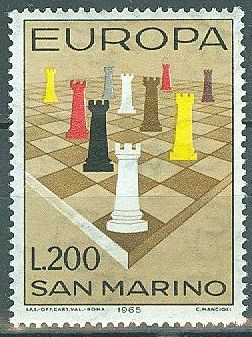 Сан - Марино 1965 Michel 842 (CV 0,5 eur) MNH Европа СЕПТ СЕРТ Шахматы **
