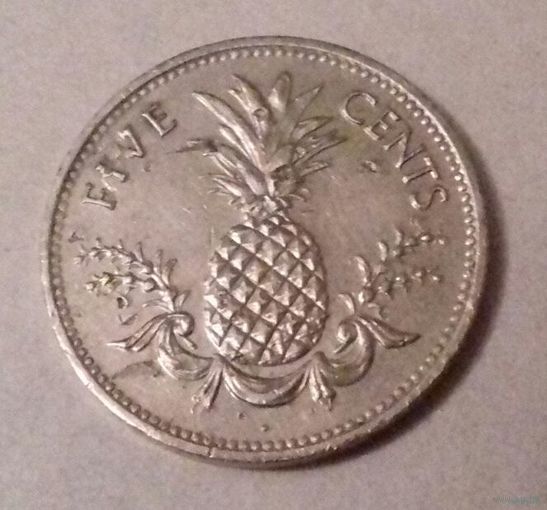 5 центов, Багамские острова (Багамы) 1987 г.