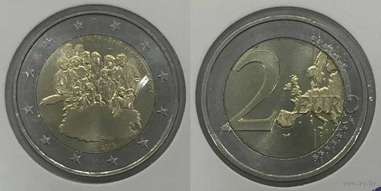 2 евро 2013 Мальта "Собственное правительство 1921 года" UNC