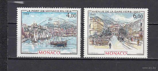 Живопись. Монако. 1985. 2 марки. Michel N 1713-1714 (6,0 е).