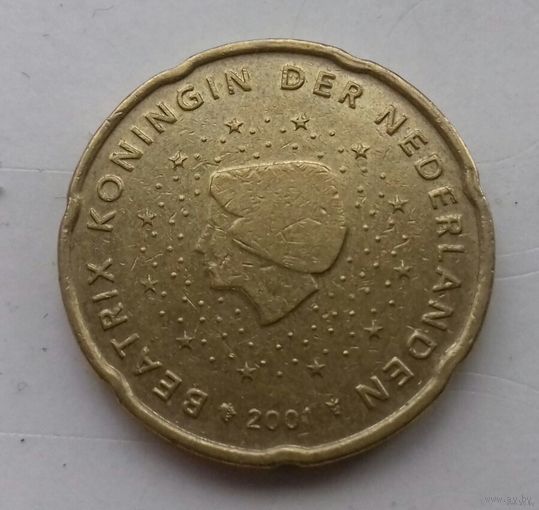 20 евроцентов, Нидерланды 2001 г.