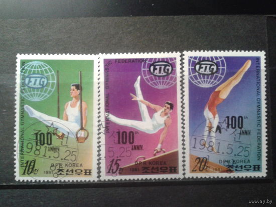 КНДР 1981 100 лет федерации гимнастики