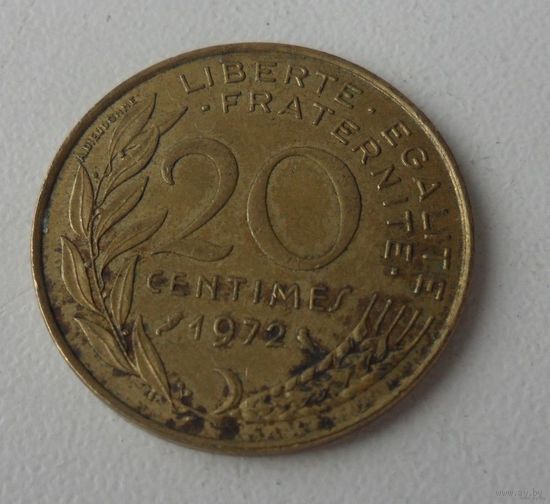 20 сантим Франция 1972 г.в.