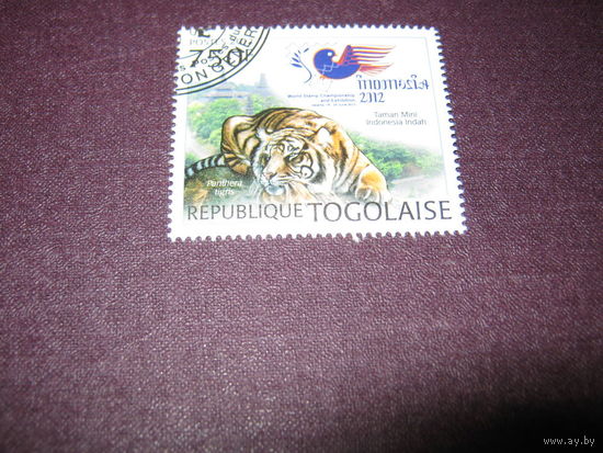 Марка - фауна тигр Того