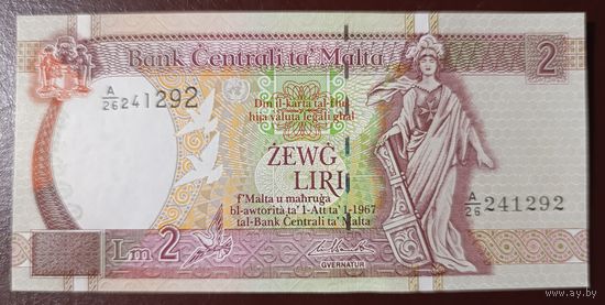 2 лиры 1967 (1994) - Мальта - UNC