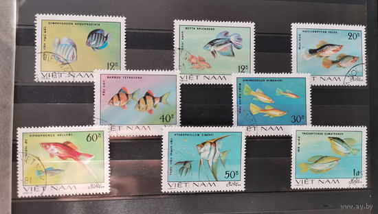Вьетнам 1981г. Аквариумные рыбки *[Mi1145-1152] полная серия (4,0 e)