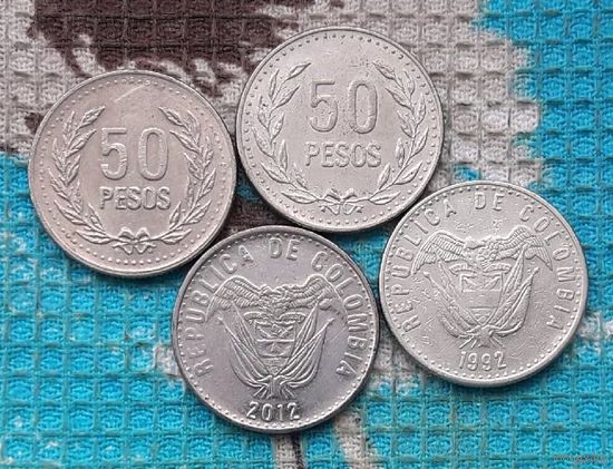 Колумбия 50 песо. Новогодняя ликвидация!